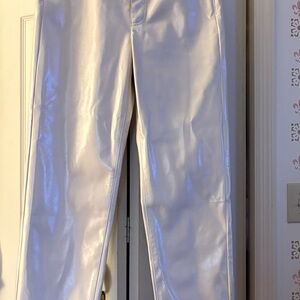 Madewell Shiny White vegan  Pants